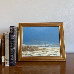 8x10 Gold Framed Vintage Painting